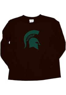 Michigan State Spartans Toddler Black Mascot Long Sleeve T-Shirt