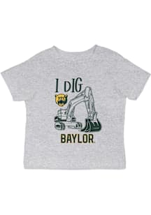 Vive La Fete Baylor Bears Infant Excavator Short Sleeve T-Shirt Grey