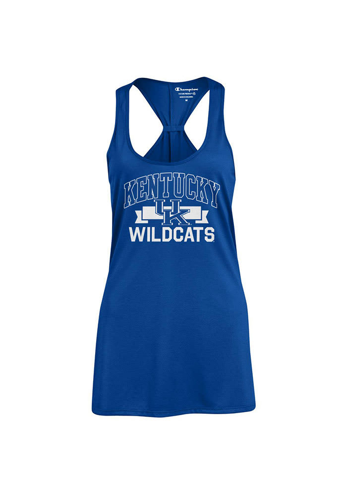 Champion Kentucky Wildcats Juniors Blue Swing Tank Top