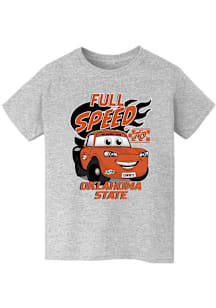 Vive La Fete Oklahoma State Cowboys Youth Grey Full Speed Short Sleeve T-Shirt