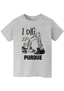 Vive La Fete Purdue Boilermakers Youth Grey Excavator Short Sleeve T-Shirt