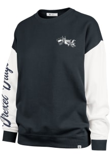 Womens Drexel Dragons Navy Blue 47 Andie Crew Sweatshirt