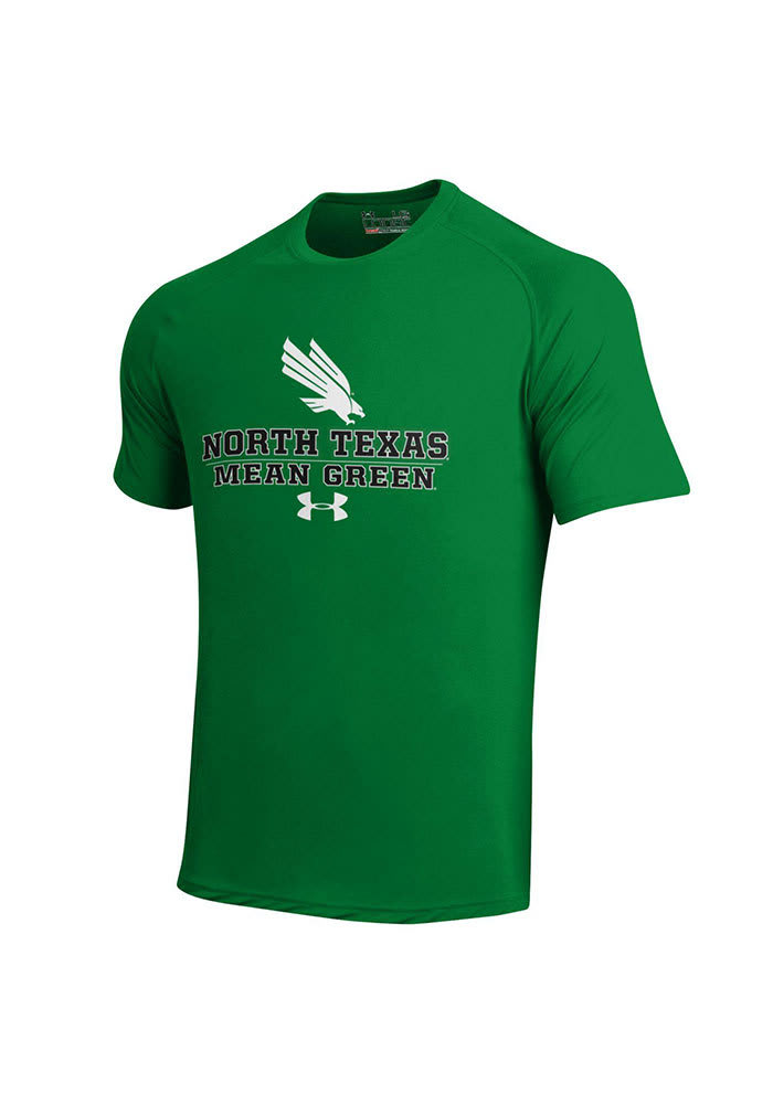 Under Armour North Texas Mean Green Green Logo Short Sleeve T Shirt