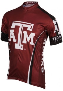 Texas A&amp;M Aggies Mens Maroon Cycling Cycling Jersey