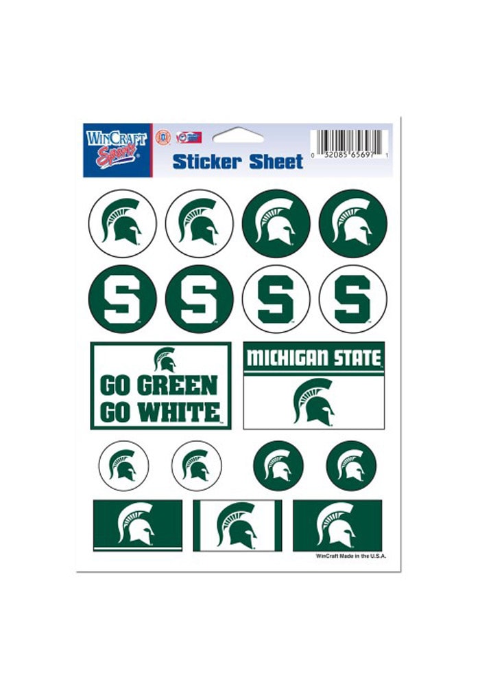 Michigan State Spartans 5x7 Stickers