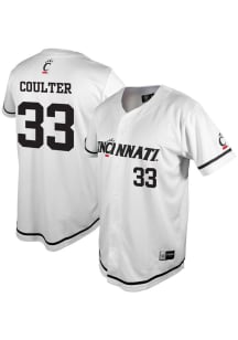 Bradley Coulter Genuine Collective Mens White Cincinnati Bearcats NIL Jersey