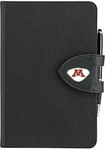 Minnesota Golden Gophers Gift Box Classic Notebook and Folder - Black