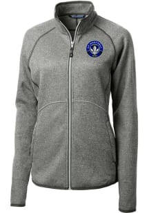 Cutter and Buck Montreal Impact Womens Grey Mainsail Long Sleeve Full Zip Jacket