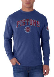 47 Detroit Pistons Grey Scrum Long Sleeve Fashion T Shirt