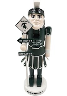 Michigan State Spartans 12in Mascot Nutcracker Decor