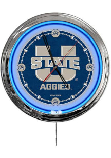 Utah State Aggies Multi Color LED Wall Clock