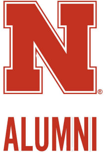 Red Nebraska Cornhuskers Alumni Decal