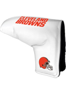 Cleveland Browns White Tour Blade Putter Cover