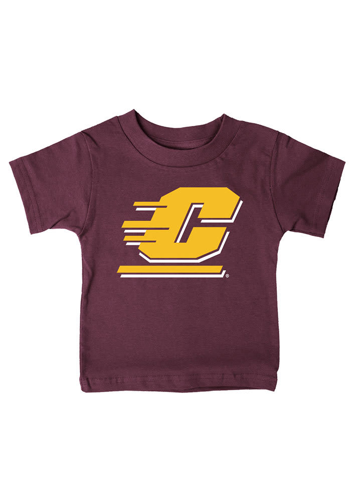 Central Michigan Chippewas Infant Logo Short Sleeve T-Shirt Maroon