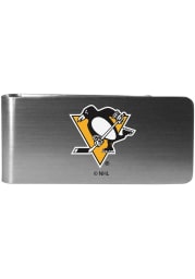 Pittsburgh Penguins Steel Logo Mens Money Clip