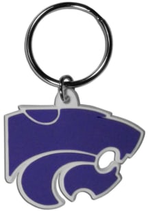 Purple K-State Wildcats Flex Keychain
