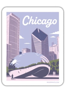 Bozz Prints Chicago Chicago Skyline Magnet