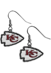 Kansas City Chiefs Logo Dangle Womens Earrings