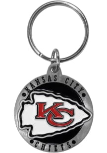 Kansas City Chiefs Carved Metal Keychain