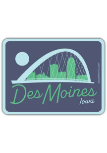 Bozz Prints Des Moines Des Moines skyline Magnet