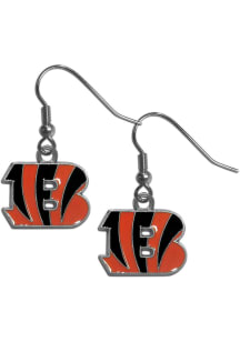 Cincinnati Bengals Logo Dangler Womens Earrings