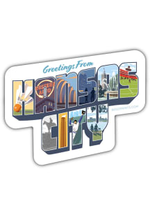 Kansas City Greetings From Stickers