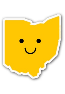 Ohio Smiley Face Stickers