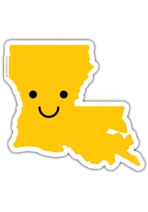 Louisiana Smiley Face Stickers