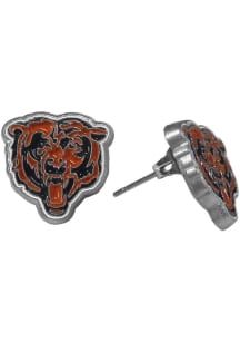 Chicago Bears Logo Post Womens Earrings