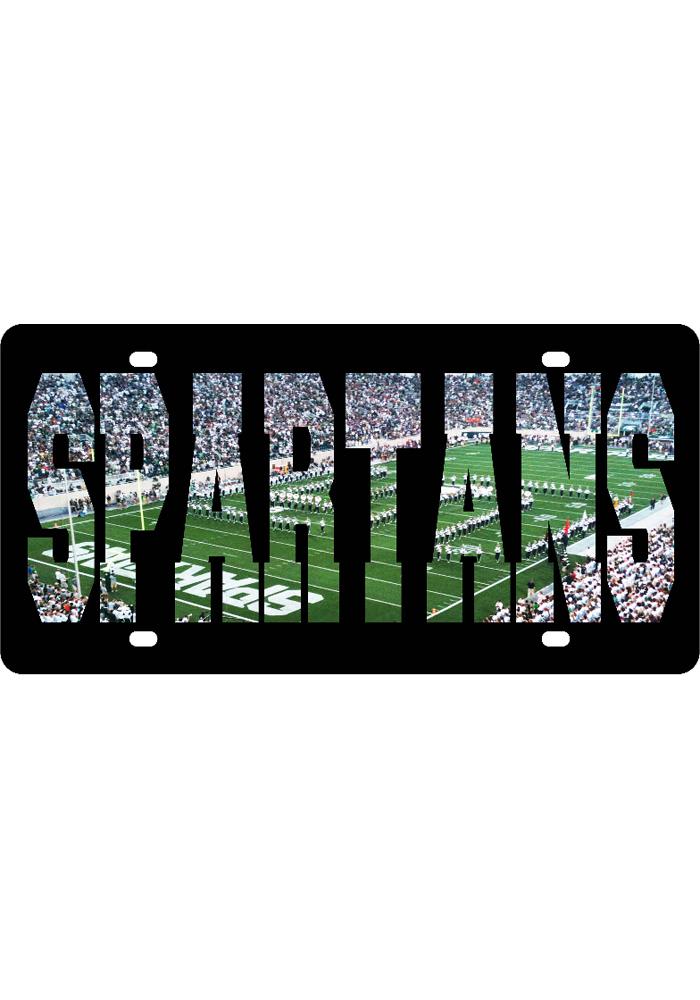 Michigan State Spartans Football PhotoVision Car Accessory License Plate