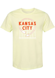 Bozz Prints Kansas City Yellow Western Auto Sign Short Sleeve Fashion T Shirt