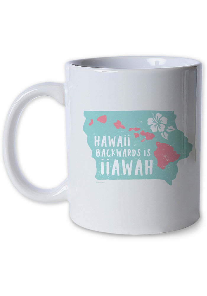 Iowa Hawaii Backward Mug