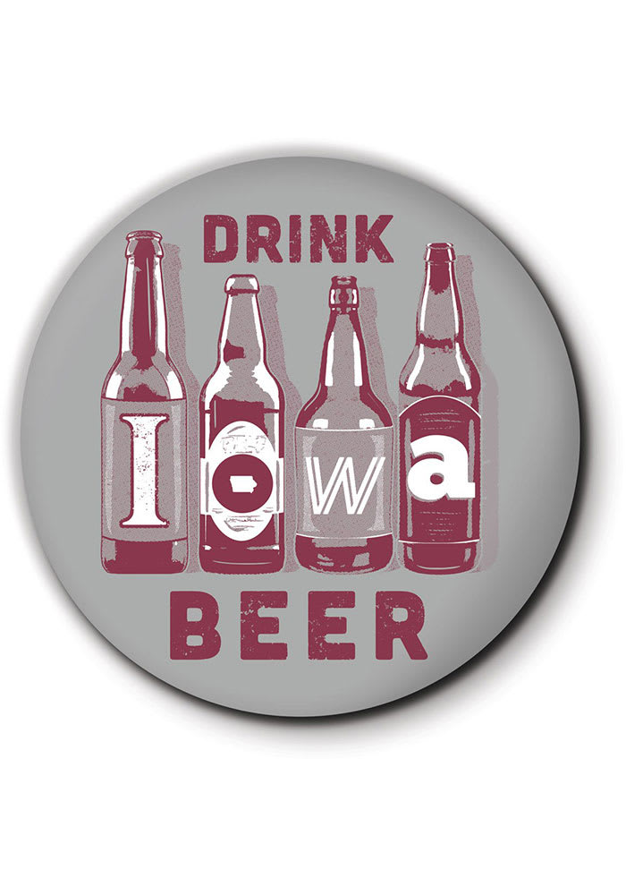 Iowa Drink Beer Coaster