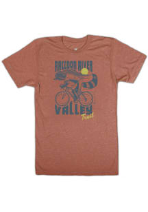 Bozz Prints Iowa Brown Raccoon River Valley Short Sleeve Fashion T Shirt