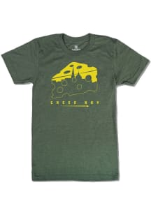 Bozz Prints Green Bay Green Cheese Skyline Short Sleeve Fashion T Shirt