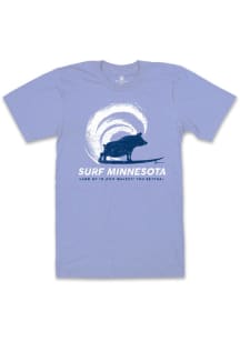 Bozz Prints Minnesota Blue Surf Minnesota Short Sleeve Fashion T Shirt