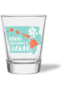 Iowa Hawaii Backwards is iiawah Shot Glass