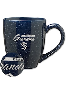 Seattle Kraken Grandma 16oz Speckle Ceramic Mug - Navy Blue