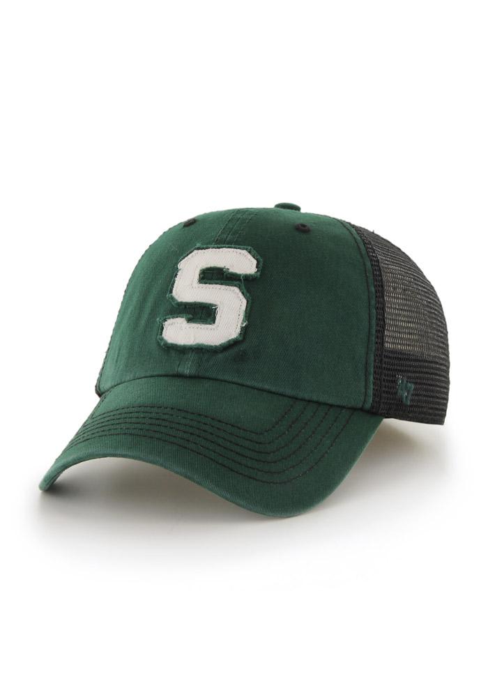 47 Michigan State Spartans Mens Green Taylor 47 Closer Flex Hat