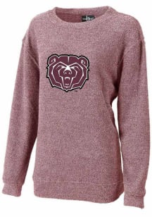 Missouri State Bears Womens Maroon Cozy Crew Sweatshirt