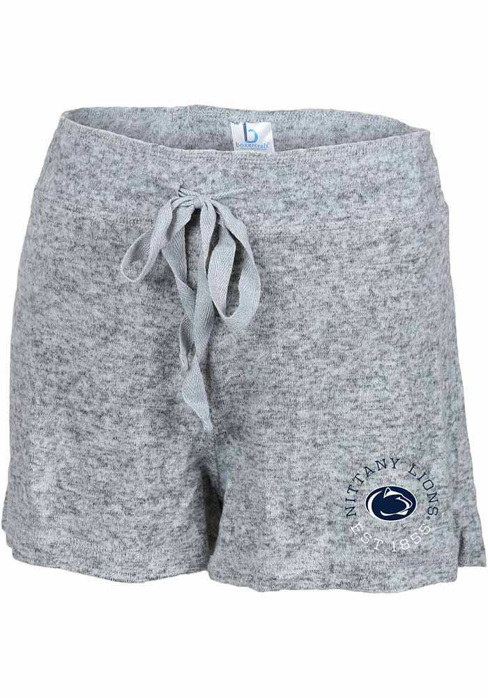 Penn State Nittany Lions Womens Grey Cuddle Shorts