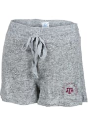 Texas A&M Aggies Womens Grey Cuddle Shorts