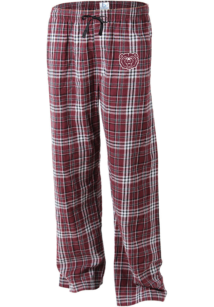Missouri State Bears Womens Flannel Loungewear Sleep Pants