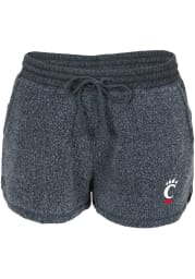 Cincinnati Bearcats Womens Charcoal Fleece Out Shorts