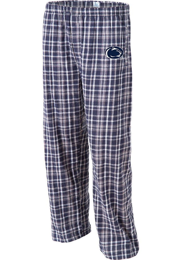 Penn State Nittany Lions Youth Navy Blue Plaid Flannel Sleep Pants