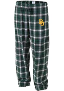 Baylor Bears Youth Green Plaid Flannel Sleep Pants