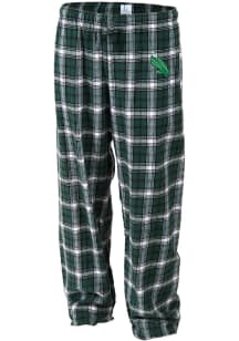 North Texas Mean Green Youth Green Plaid Flannel Sleep Pants