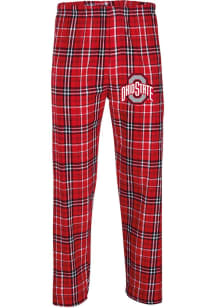 Mens Red Ohio State Buckeyes Primary Logo Loungewear Sleep Pants