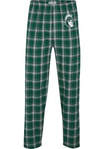 Michigan State Spartans Mens Green Primary Logo Sleep Pants