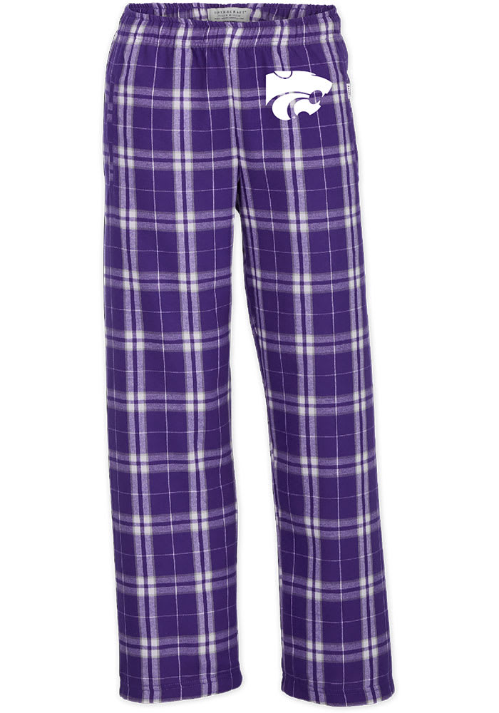 K-State Wildcats Youth Purple Flannel Sleep Pants